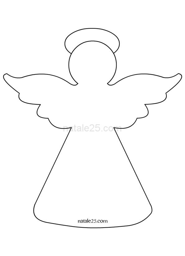 Disegno Di Angelo Custode Da Colorare