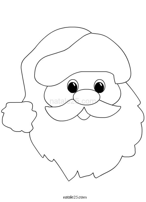 Disegni Da Colorare Di Natale Babbo Natale.Babbo Natale Da Colorare Natale 25