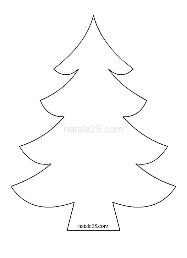 Sagoma albero di Natale | Natale 25