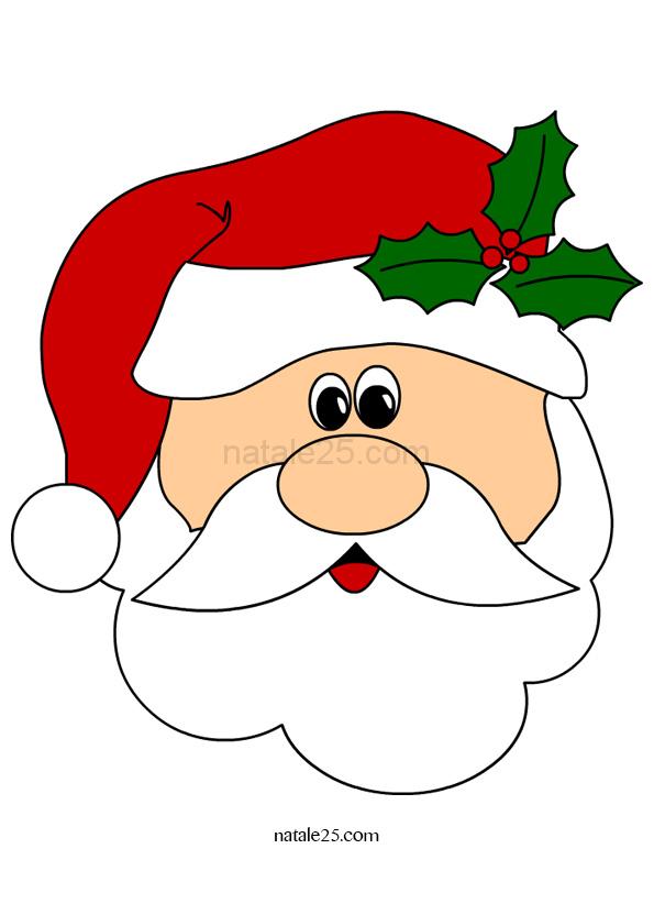 Babbo Natale Da Ritagliare Natale 25