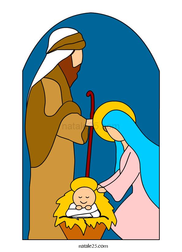 Nativita Presepe Immagine A Colori Natale 25