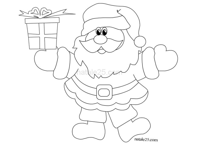 Disegni Di Natale Babbo Natale Felice Natale 25