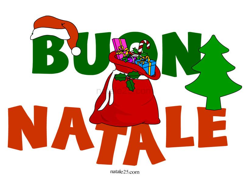 Clip Buon Natale.Scritta Buon Natale Natale 25