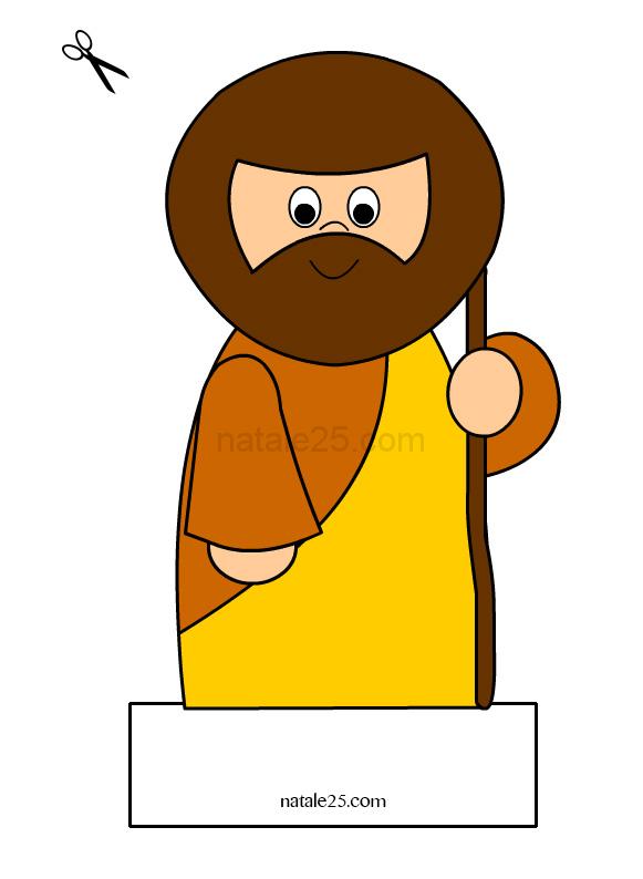 Presepe di carta – San Giuseppe | Natale 25