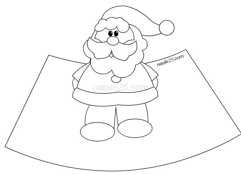 Disegni Di Natale E Da Stampare.Babbo Natale In 3d Da Colorare Natale 25