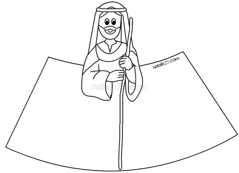 Presepe Di Carta In 3d Giuseppe Natale 25