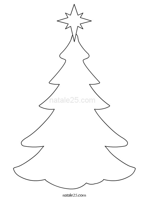 Disegni Di Alberi Di Natale Stilizzati.Disegno Albero Di Natale Natale 25