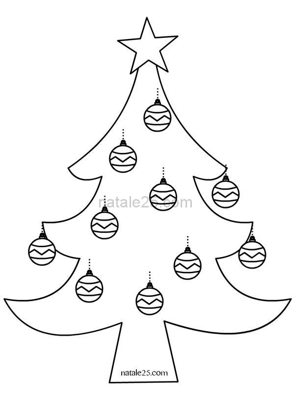 Albero Con Palline Di Natale Natale 25