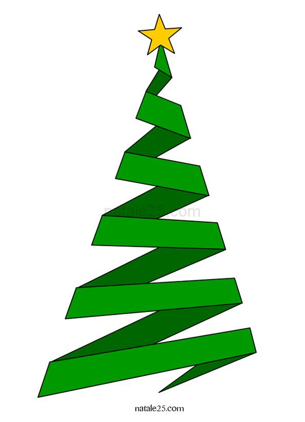 Disegni Di Alberi Di Natale Stilizzati.Albero Di Natale Stilizzato Clip Art Natale 25