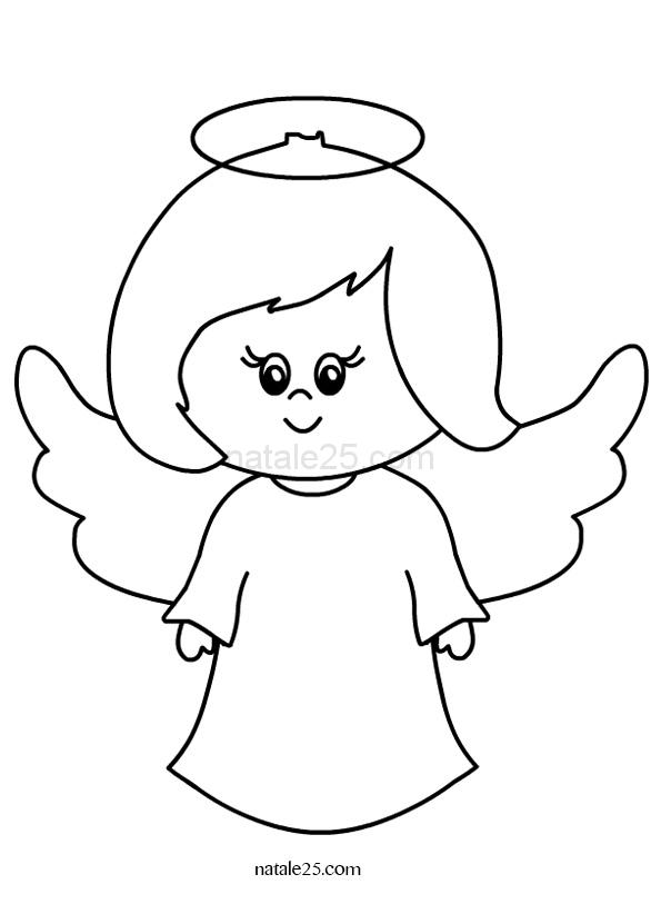 Angelo Disegno Per Bambini Natale 25