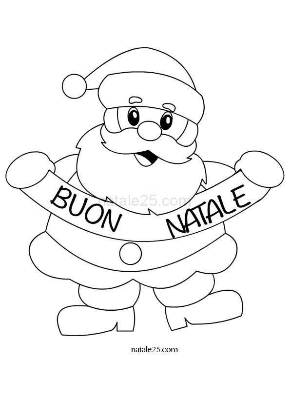 Disegni Per Bambini Di Natale.Disegni Di Natale Per Bambini Babbo Natale Natale 25