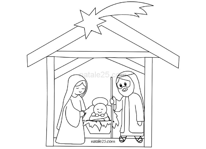 Disegni Di Natale Nativita.Disegni Di Natale Per Bambini Natale 25