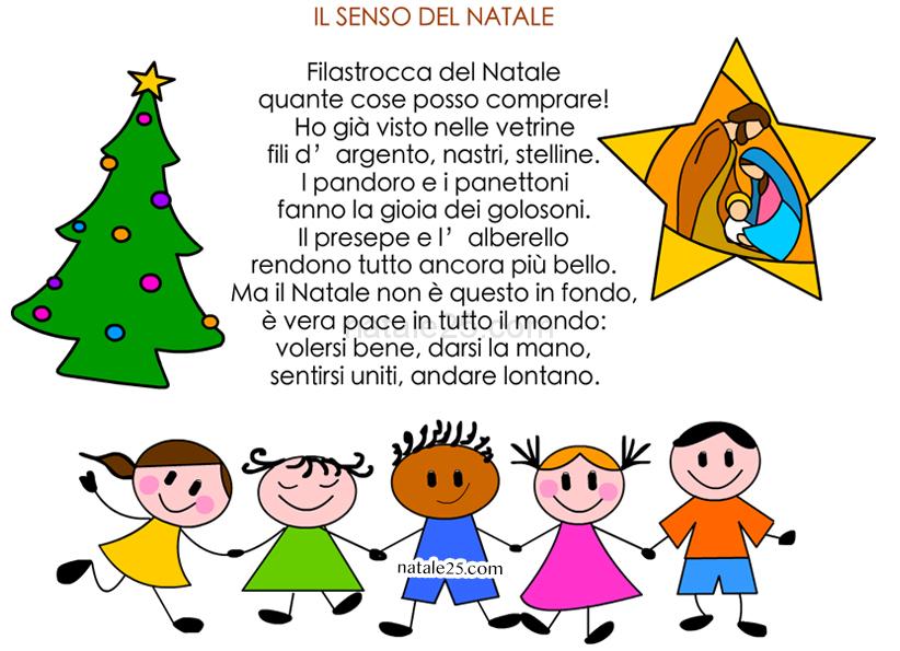 Cose Del Natale.Filastrocca Il Senso Del Natale Natale 25