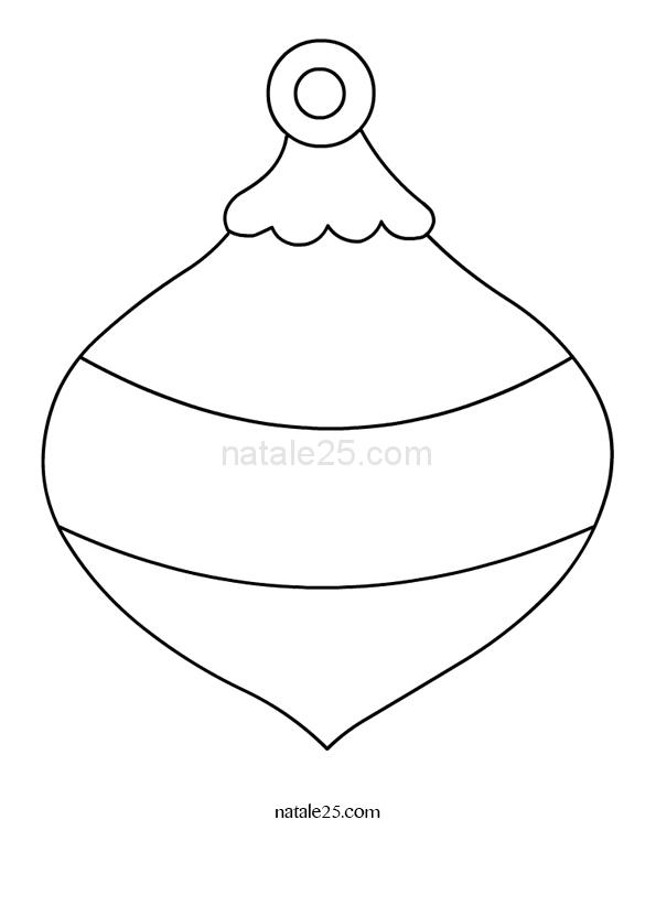 Disegni Per Decorare Palline Di Natale.Decorazione Albero Di Natale Natale 25