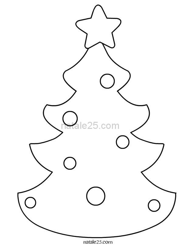 Albero Di Natale Con Ornamenti Clipart Natale 25