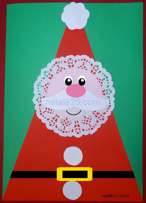 Biglietto Di Natale Con Babbo Natale Natale 25