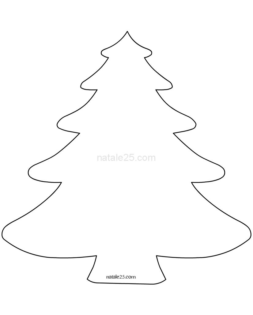 Disegni Di Natale Da Ritagliare.Albero Di Natale Di Carta Da Ritagliare Natale 25