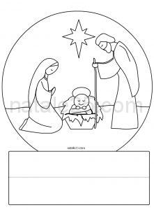 Immagini Di Gesa1 Bambino Nella Culla Da Colorare