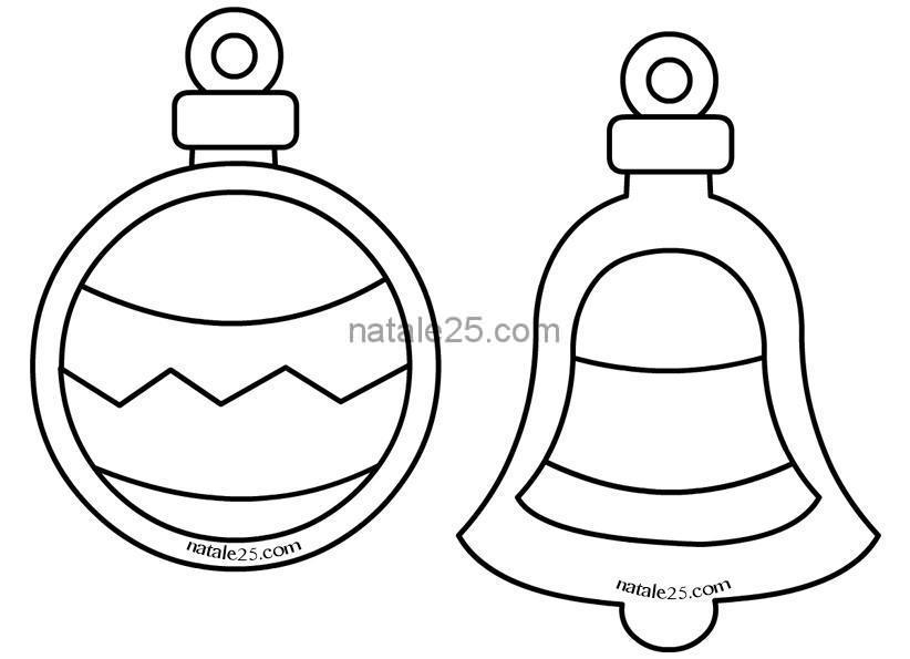 Modelli Palline Di Natale Da Ritagliare Natale 25