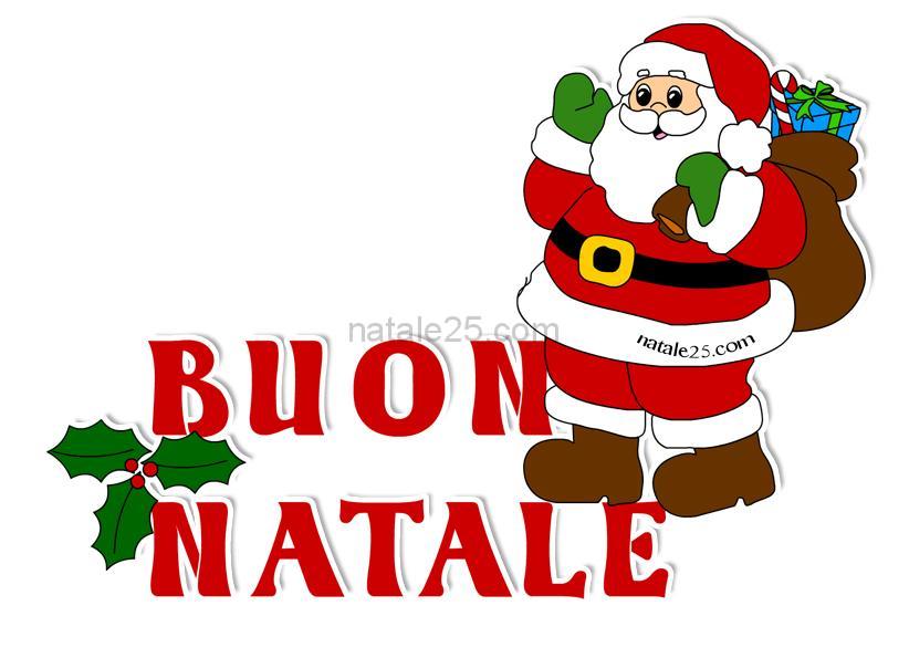 Auguri Di Buon Natale Immagine A Colori Natale 25