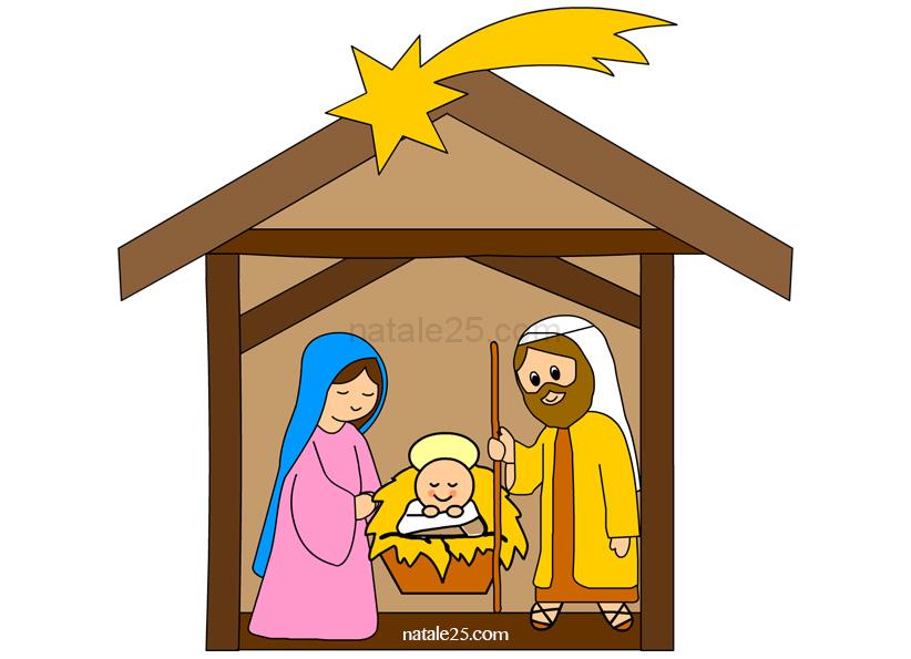 Immagine Nativita Da Ritagliare Natale 25