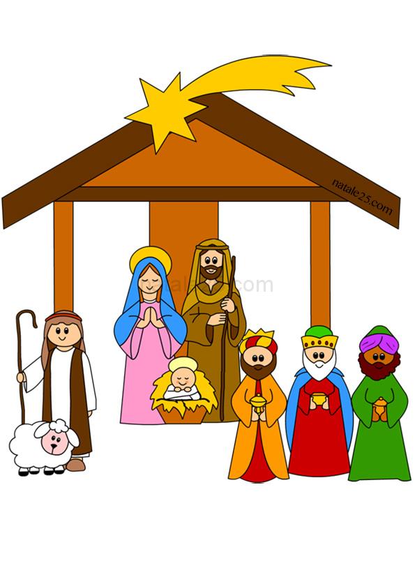 Presepe Di Carta Da Ritagliare Natale 25