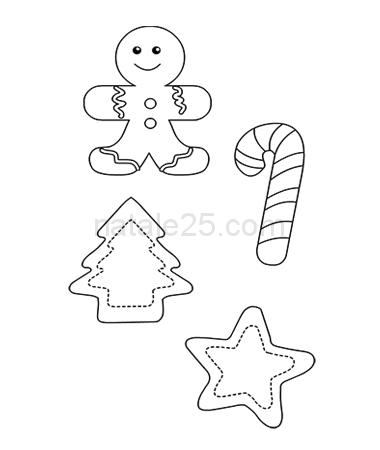 Disegni Natale Per Decorazioni In Feltro Natale 25