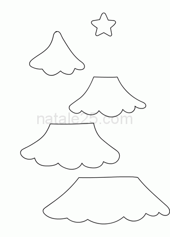 Sagome Albero Di Natale Natale 25