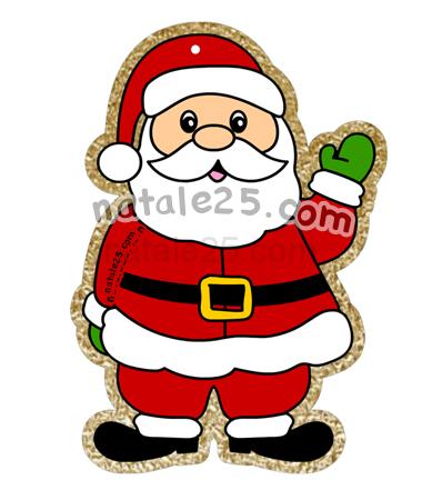 Babbo Natale X Bambini.Decorazione Con Babbo Natale Per Bambini Natale 25