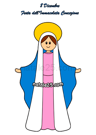 Festa Immacolata Concezione per bambini | Natale 25