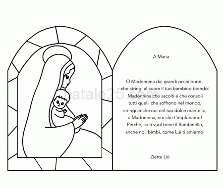 Preghiera per la Madonna da stampare | Natale 25