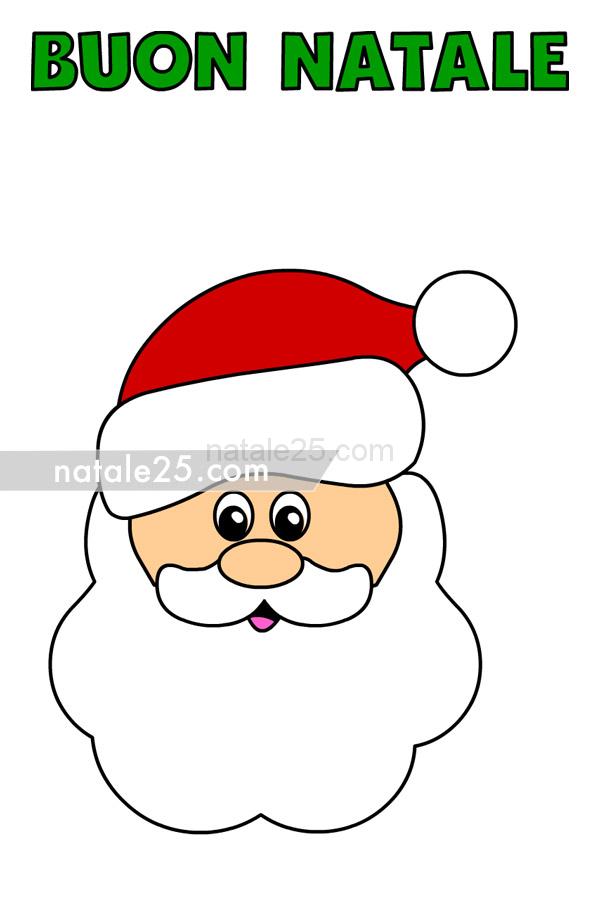 Scritta Buon Natale da stampare 1 cartello buon natale