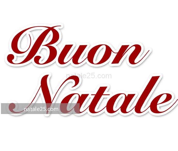 Scritta rossa Buon Natale da stampare 1 scritta rossa buon natale