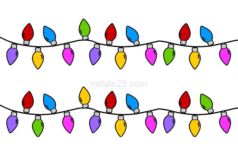 Luci colorate Letterine, biglietti, lavoretti, disegni