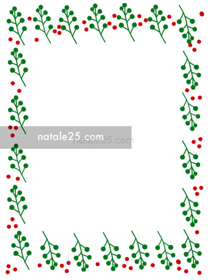 Cornice di Natale a colori 5 cornice natale colorata