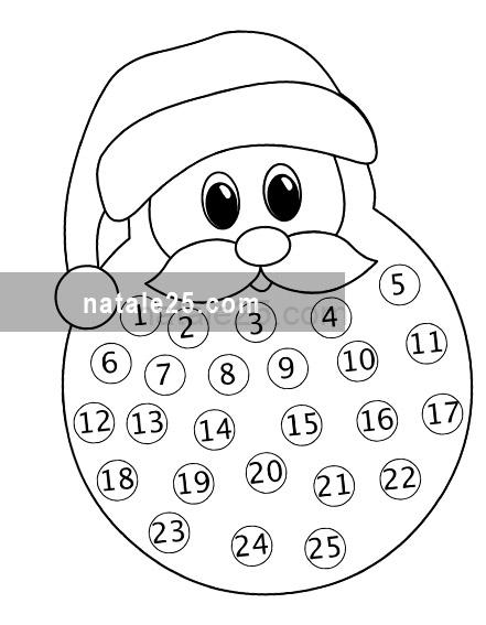 calendario viso babbo natale