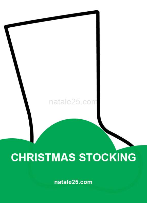 christmas stocking shape