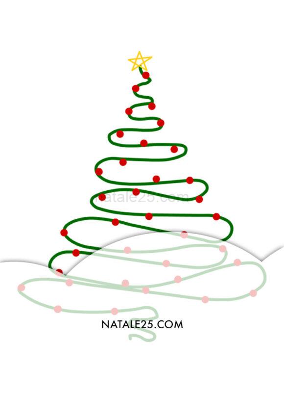 vettoriale albero di natale