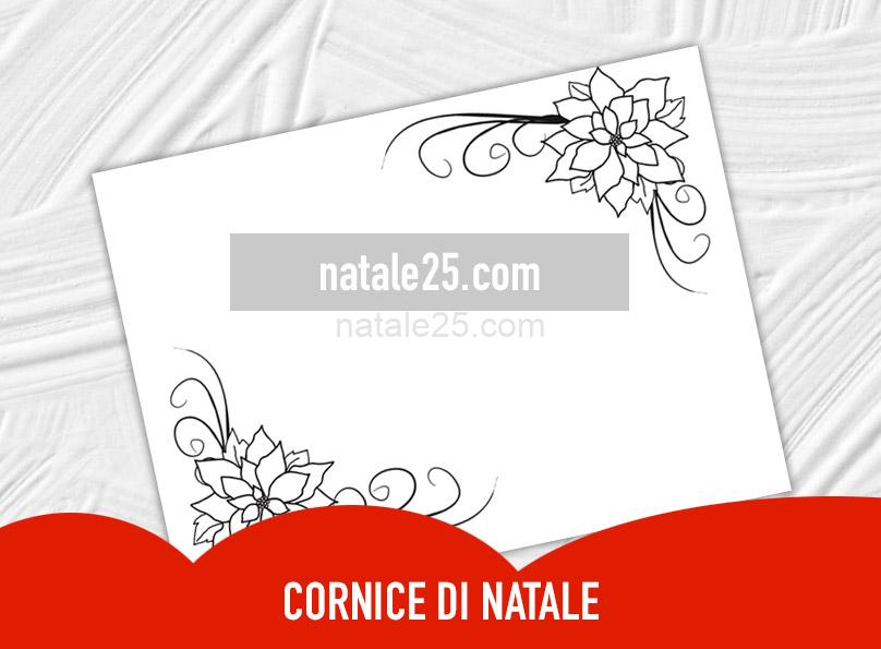 Cornice di Natale ad angolo 6 Cornice angolo stella di Natale