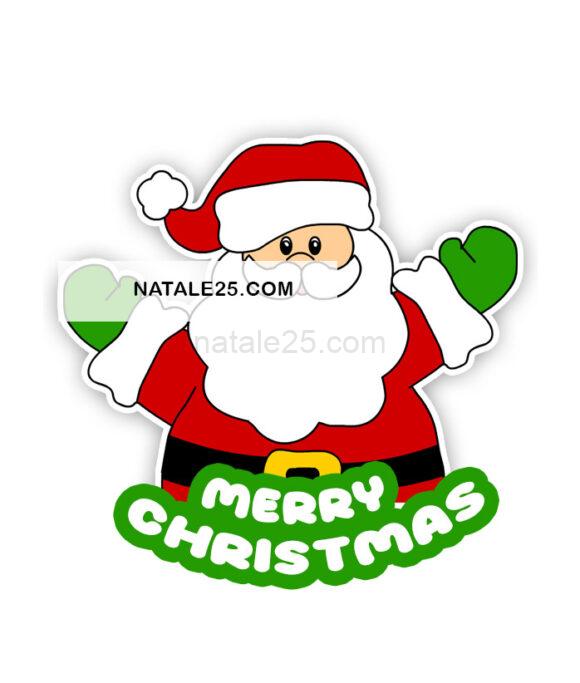 babbo natale merry christmas