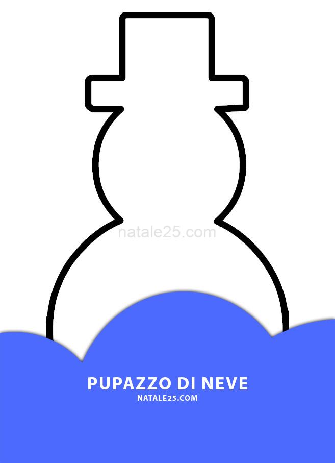 Sagoma pupazzo di neve 10 sagoma pupazzo di neve