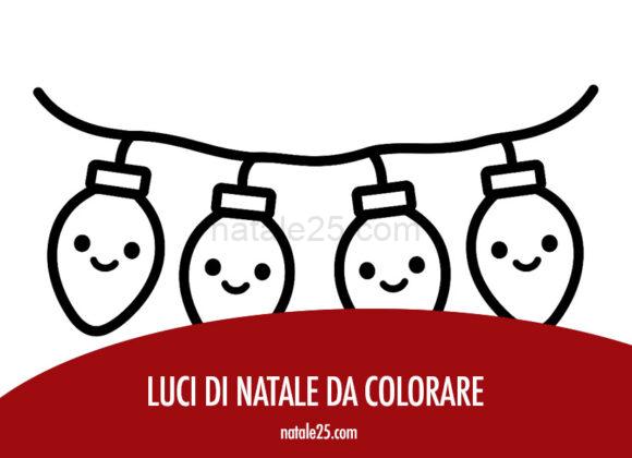 luci di natale sorridenti