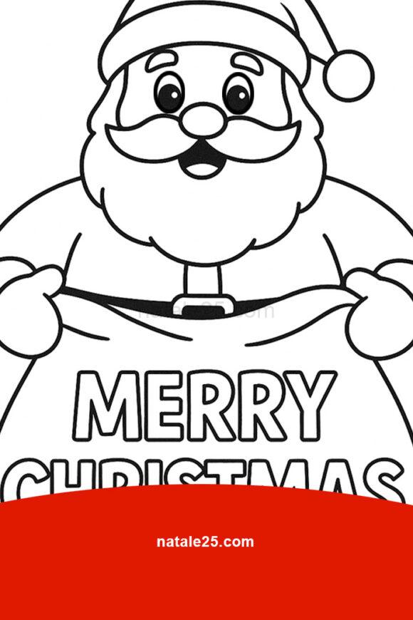 cute merry christmas santa