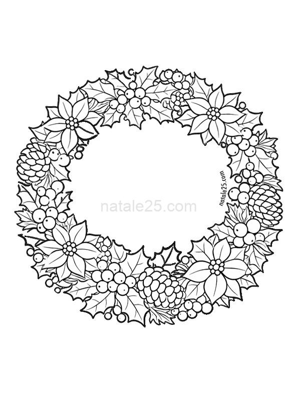 Ghirlanda di Natale con Agrifoglio e Bacche 3 ghirlanda di natale con agrifoglio