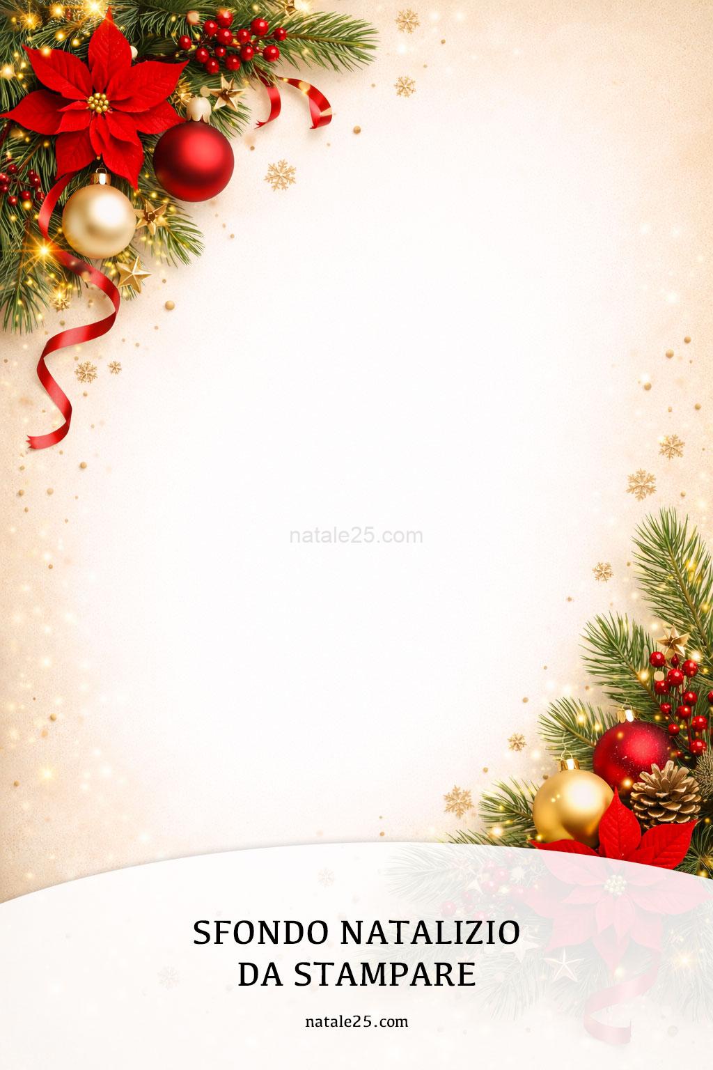 Sfondo natalizio da stampare 3 Sfondo natalizio da stampare gratis