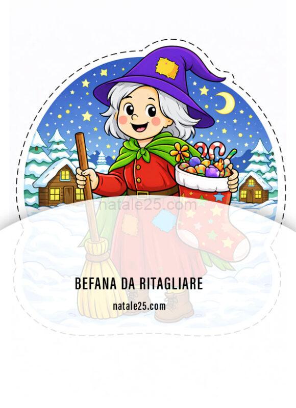 befana da ritagliare